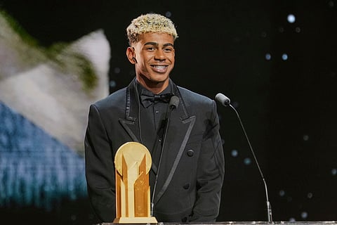 Ballon d’Or awards ceremony: Lamine Yamal (Kopa Trophy)