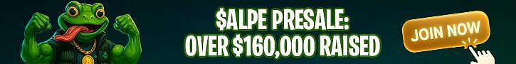 AlphaPepe presale raised $160,000 with Join Now button