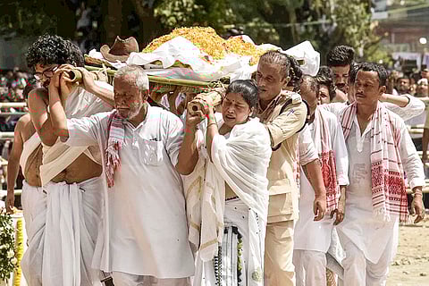Last rites of singer Zubeen Garg in Assam