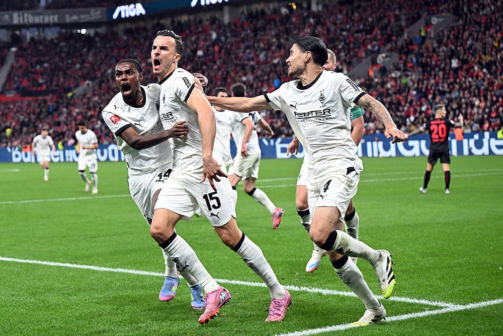 | Photo: Federico Gambarini/DPA via AP : Bundesliga: Bayer Leverkusen vs Borussia Mönchengladbach