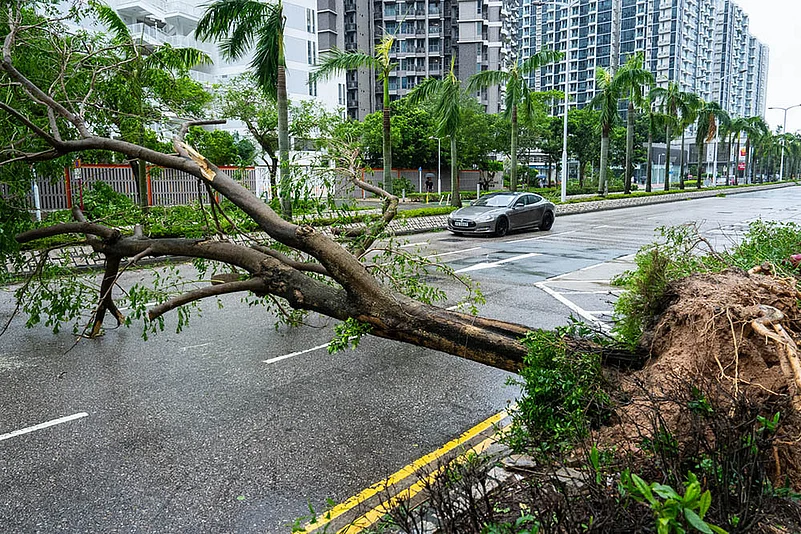 Hong Kong Asia Super Typhoon Ragasa