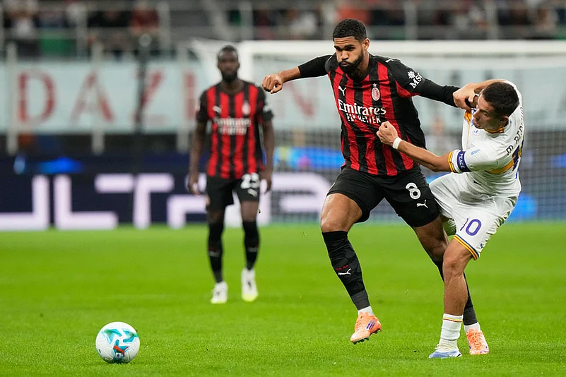 AC Milan Vs Lecce, Coppa Italia 2025-26 Third Round match photos_Ruben Loftus-Cheek