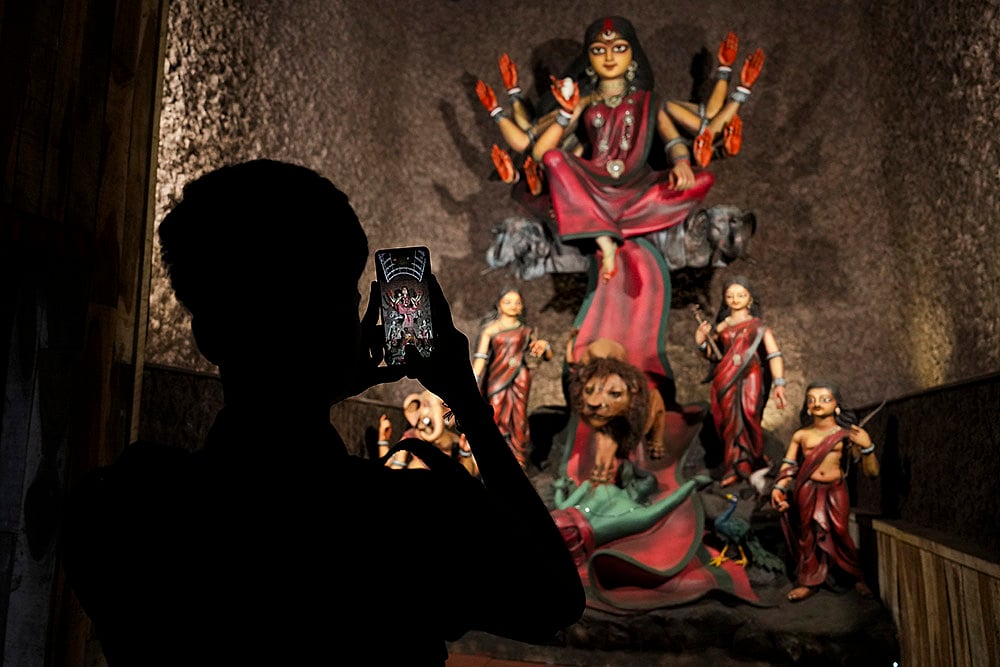 Durga Puja preparations