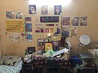 Missing From The Ballot: How DUSU Elections Silenced Marginalised Voices Aditya Sharma : A wall filled with world wide revolutionaries at Ashutosh’s flat.