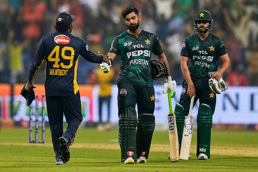 | Photo: AP/Altaf Qadri : Asia Cup T20 2025 Super 4: Pakistan vs Sri Lanka