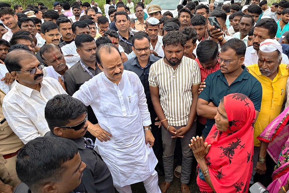Ajit Pawar inspects flood-hit Solapur