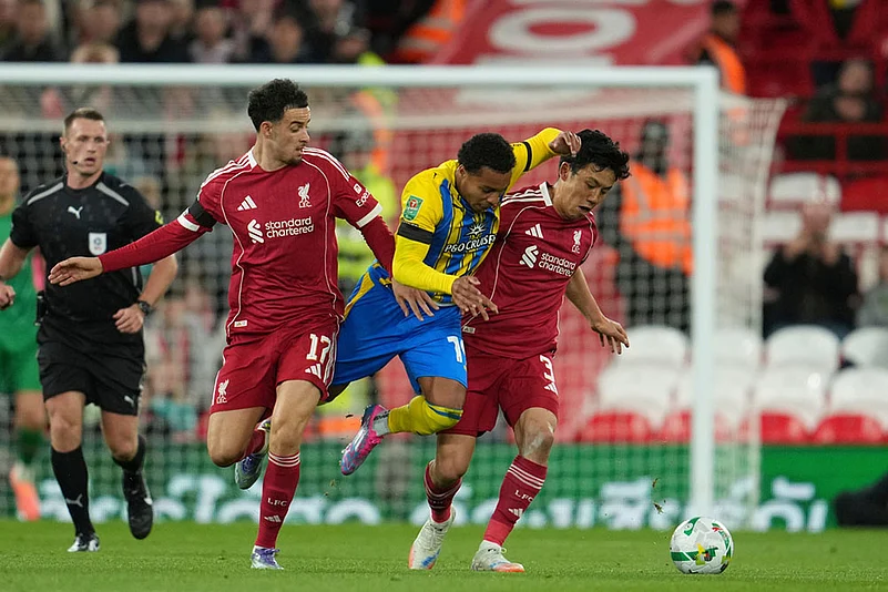 English Football League Cup Liverpool vs Southampton EFL match photos_Curtis Jones
