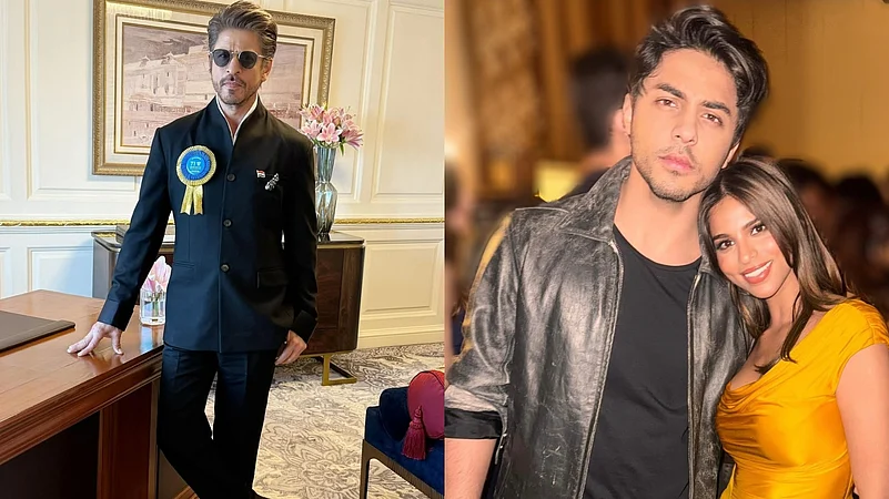 Aryan, Suhana, Shah Rukh Khan