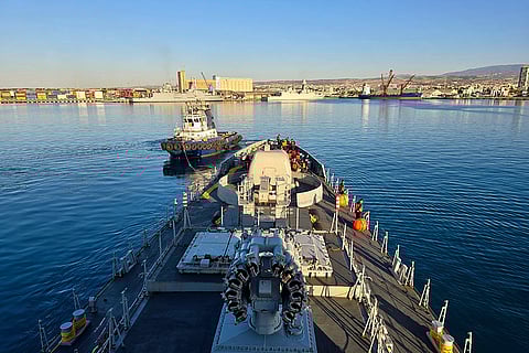 INS Trikand called at Limassol