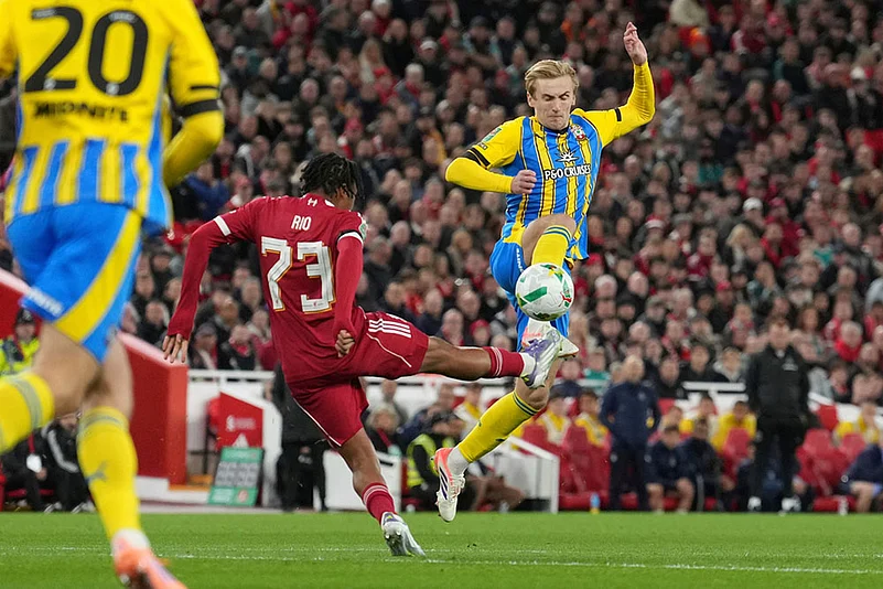 English Football League Cup Liverpool vs Southampton EFL match photos_Rio Ngumoha
