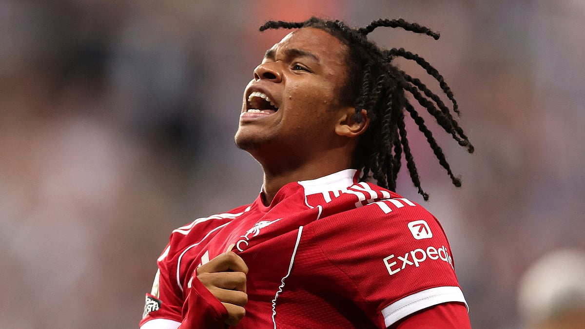 File : File photo of Rio Ngumoha in action for Liverpool.