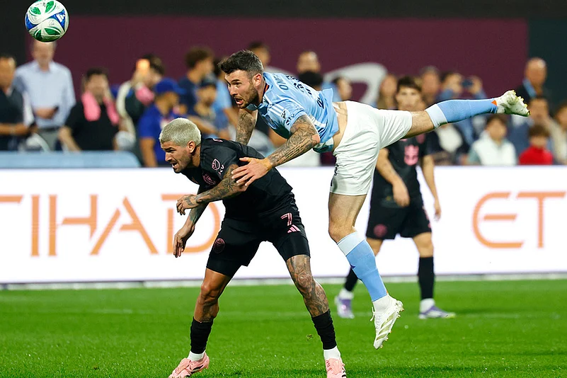 MLS soccer game New York City FC vs Inter Miami_Aiden ONeill
