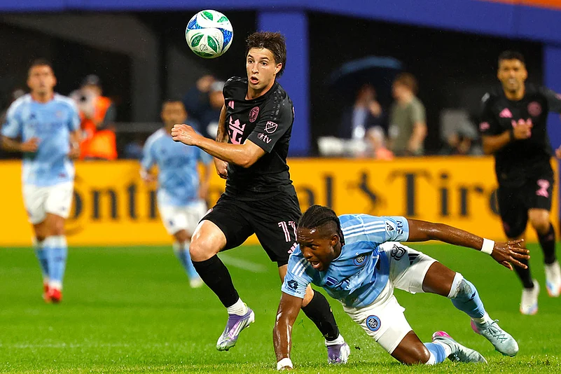 MLS soccer game New York City FC vs Inter Miami_Baltasar Rodríguez