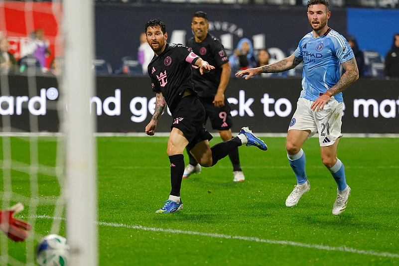 MLS soccer game New York City FC vs Inter Miami_Lionel Messi