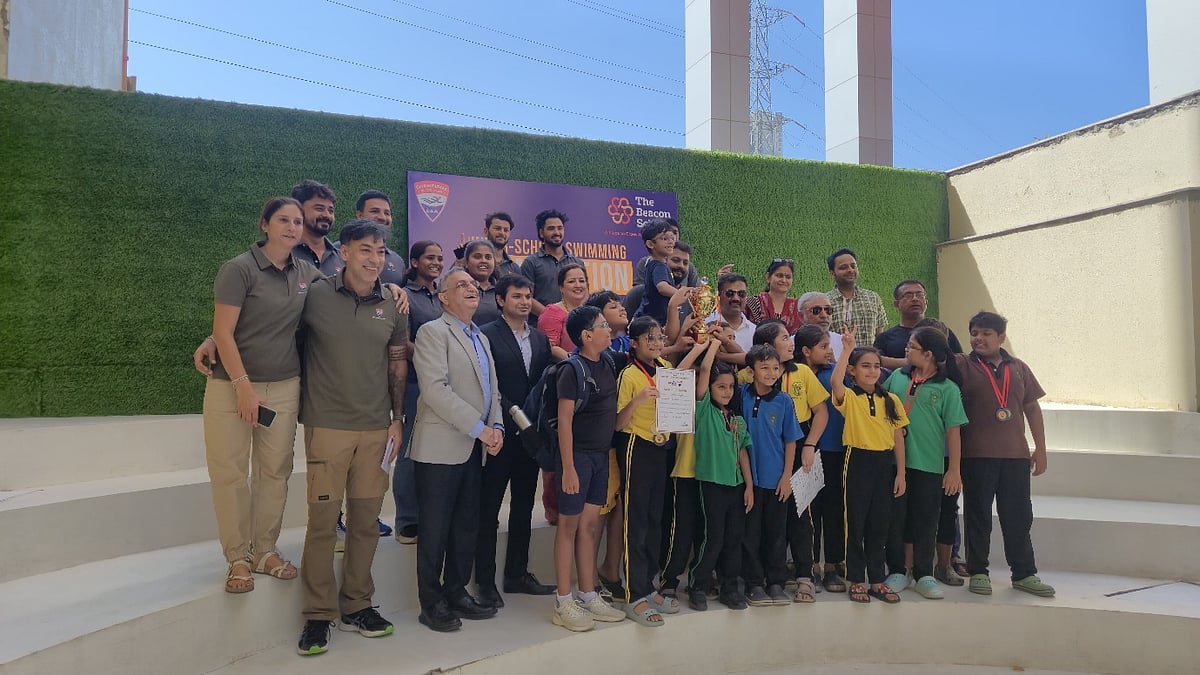Interschool Swimming Competition At Beacon School, Gurugram Ends With Enthusiastic Participation And Great Performances