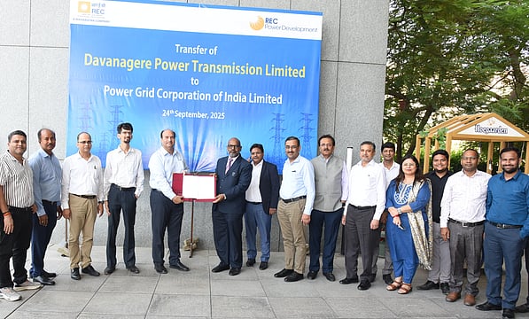 RECPDCL Hands Over Davanagere Power Transmission SPV To Power Grid Corporation Of India Limited