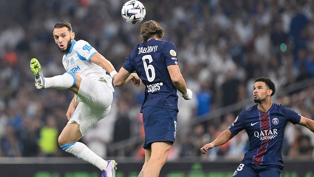 | Photo: AP/Philippe Magoni : French Ligue 1 2025-26: Marseille vs Paris Saint-Germain