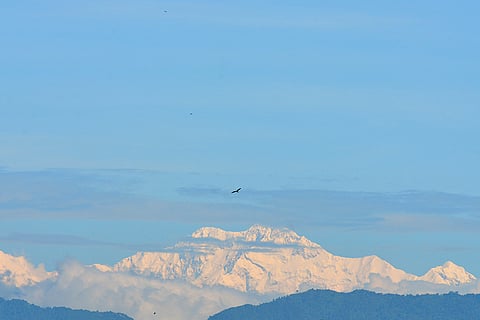 Standalone: Mount Kanchenjunga seen from Siliguri