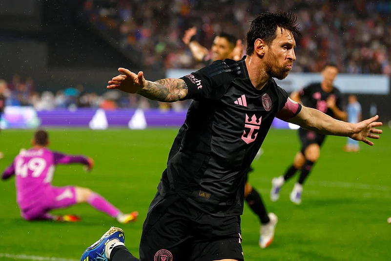 MLS soccer game New York City FC vs Inter Miami_Lionel Messi