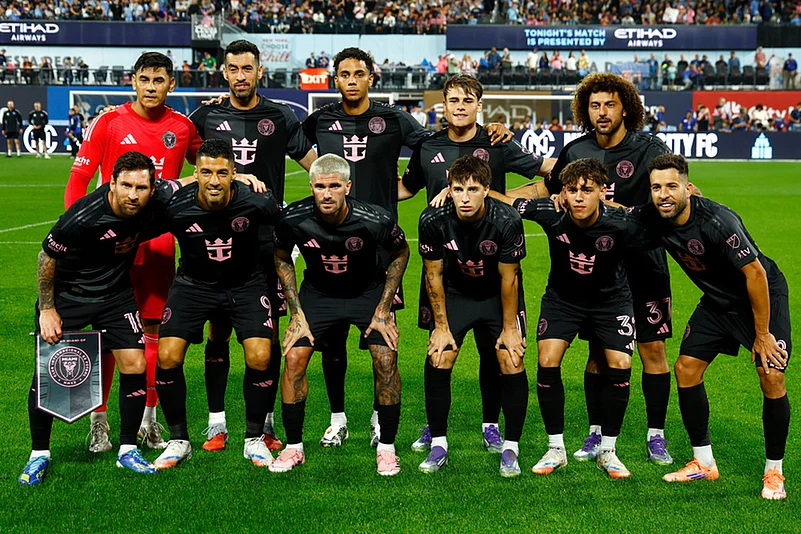 MLS soccer game New York City FC vs Inter Miami_ Inter Miami team