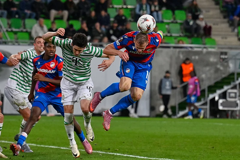 UEFA Europa League soccer Ferencvaros vs Viktoria Plzen_Matej Vydra
