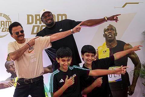 Usain Bolt in Mumbai