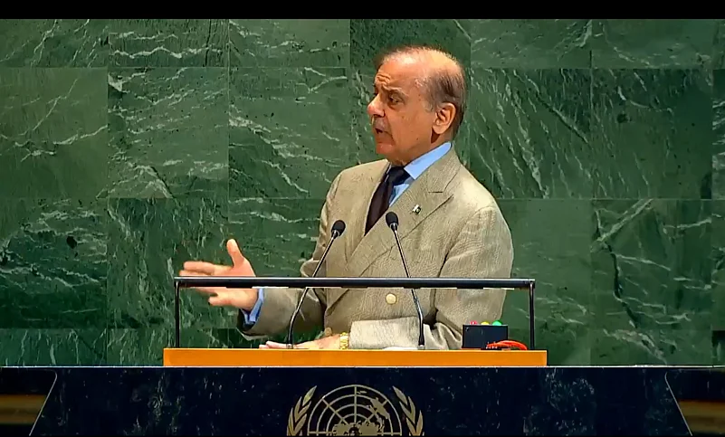 Shehbaz Sharif at UN