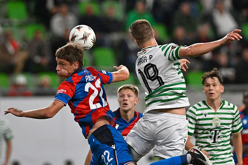 UEFA Europa League soccer Ferencvaros vs Viktoria Plzen_ Jan Paluska