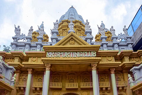 Durga Puja pandal on Vatican City theme in Ranchi