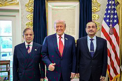 US President Trump meets Pak PM Sharif, Field Marshal Munir