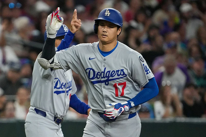 MLB NL West title match Los Angeles Dodgers vs Arizona Diamondbacks_Shohei Ohtani
