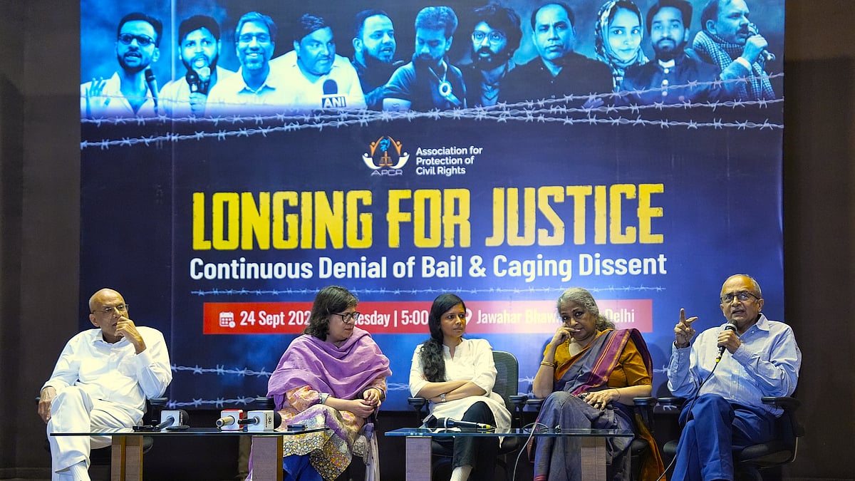 SURESH K PANDEY : Public Meeting 'Longing For Justice' at Jawahar Bhawan