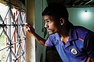 | Photo: Dinesh Parab : A Long Wait: Inus at his home in a village in Gadchiroli, Maharashtra