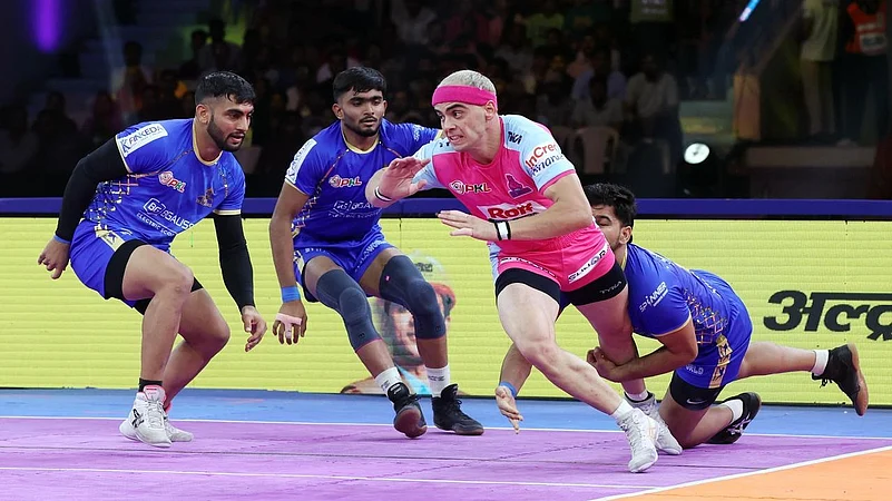Jaipur Pink Panthers vs Tamil Thalaivas match report Pro Kabaddi League 2025