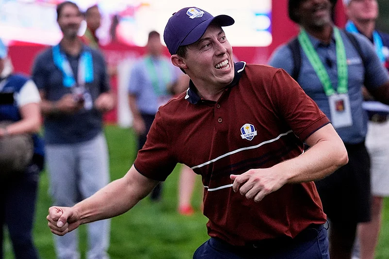 Ryder Cup Golf tournament 2025 Day 2 United States vs Europe_Matthew Fitzpatrick