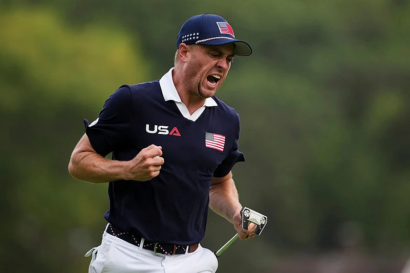Ryder Cup Golf tournament 2025 Day 2 United States vs Europe_Justin Thomas