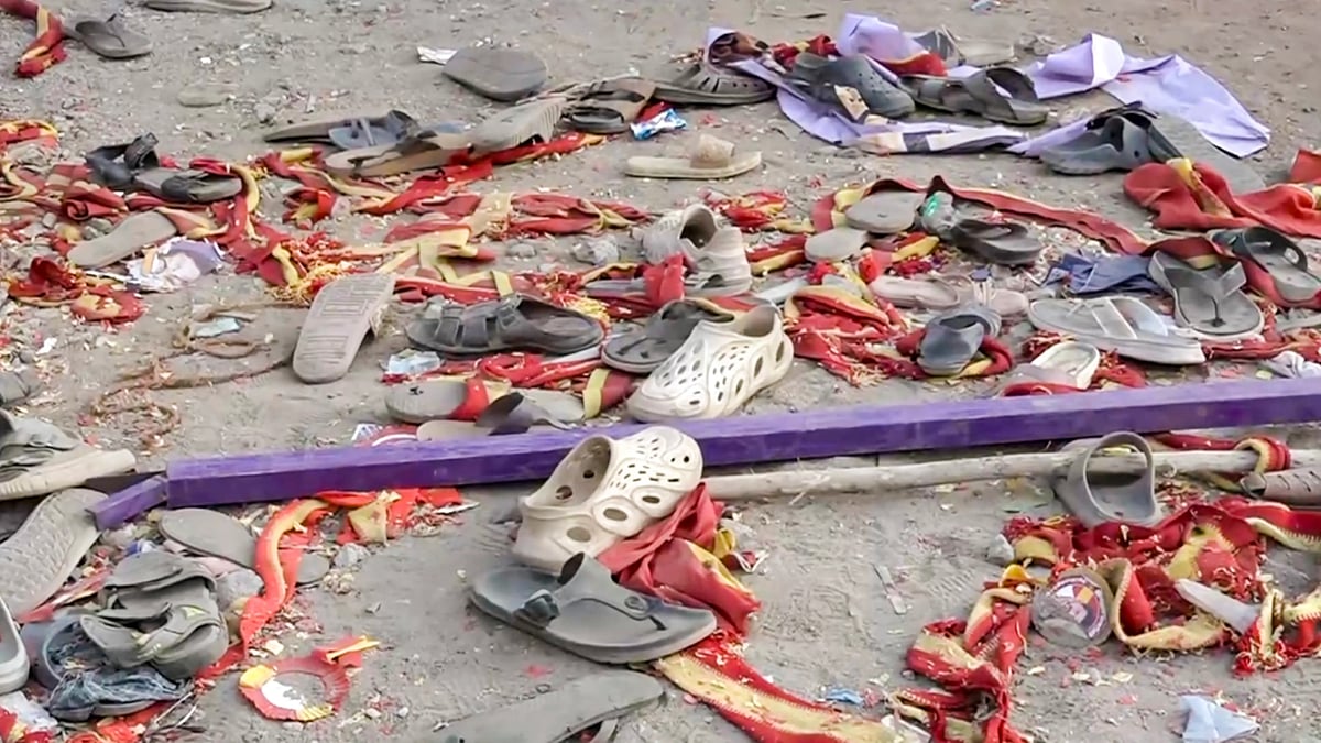 Aftermath of the Karur stampede | - PTI |