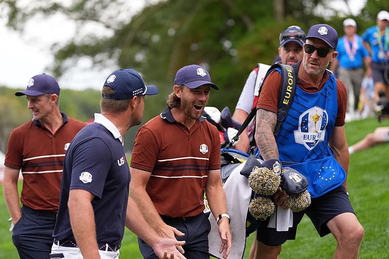 Ryder Cup Golf tournament 2025 Day 2 United States vs Europe_Bryson DeChambeau