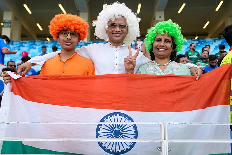 Asia cup Cricket final 2025 India vs Pakistan match photos_Indias fans