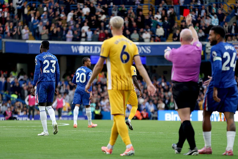 Britain soccer Premier League 2025-26 Chelsea vs Brighton and Hove Albion_Trevoh Chalobah