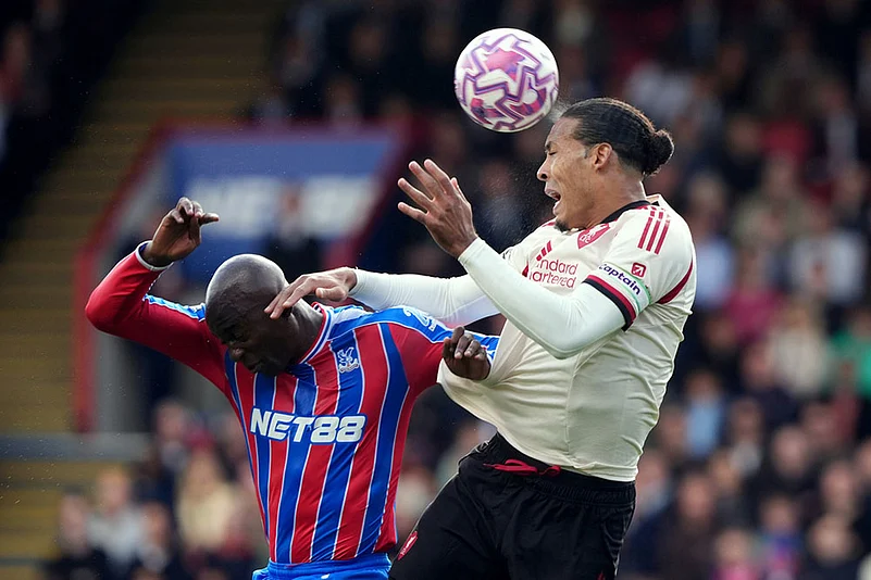Britain soccer Premier League 2025-26 Crystal Palace vs Liverpool_Virgil van Dijk