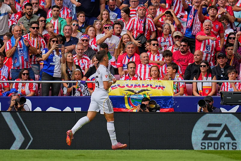 Spain soccer La Liga 2025-26 Atletico Madrid vs Real Madrid: Arda Guler