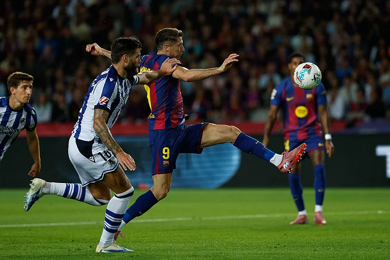 Spain soccer La Liga 2025-26 FC Barcelona vs Real Sociedad_
