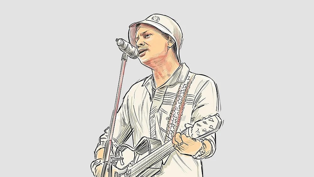Zubeen Garg (1972-2025) - Illustration: Saahil