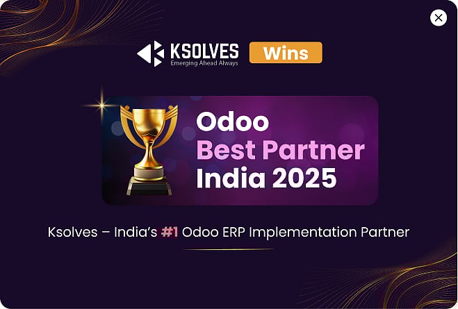 Odoo Best Partner India 2025 Award Presented To Ksolves At Odoo Experience
