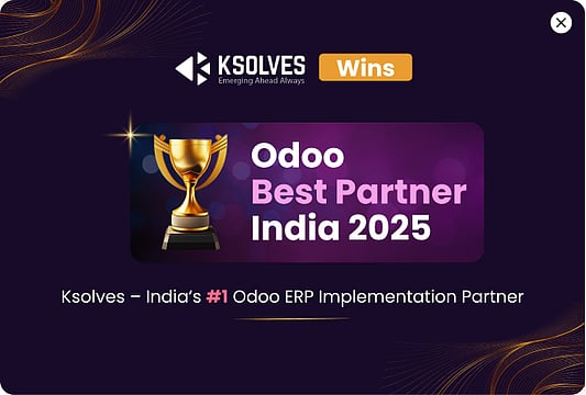 Odoo Best Partner India 2025 Award Presented To Ksolves At Odoo Experience