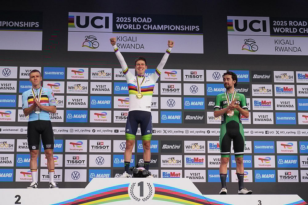 Rwanda Cycling Road World Championships 2025 photos_Slovenias Tadej Pogacar
