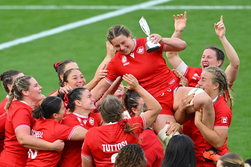 Women’s Rugby World Cup 2025 Final match England vs Canada_Sophie de Goede