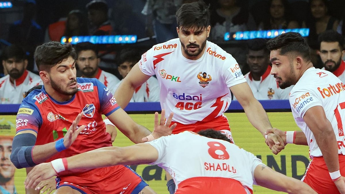 UP Yoddhas vs Gujarat Giants match report pro kabaddi league 2025