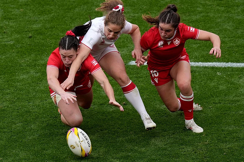 Women’s Rugby World Cup 2025 Final match England vs Canada_Abby Dow